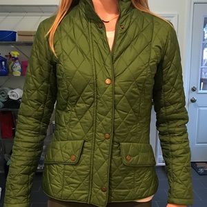 Green Barbour Cavalry Jacket 4 US/8 UK Small